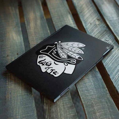 NHL Chicago Blackhawks Black Background HP Envy Skin