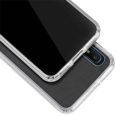NHL Chicago Blackhawks Black Background Galaxy A10e Clear Case
