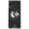 NHL Chicago Blackhawks Black Background Galaxy A30 Clear Case