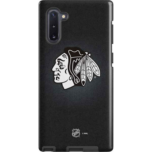 NHL Chicago Blackhawks Black Background Galaxy Note 10 Pro Case