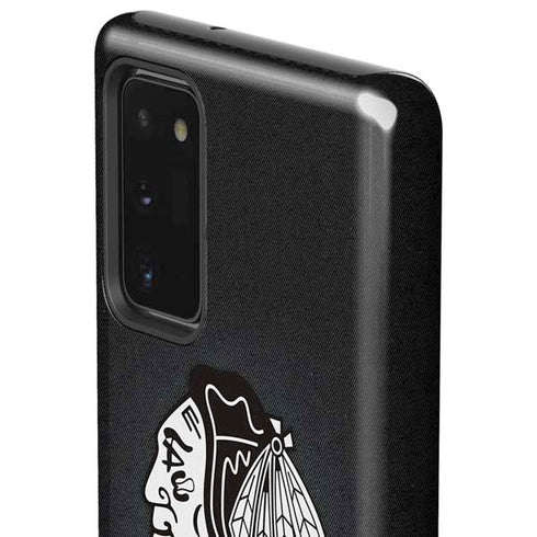 NHL Chicago Blackhawks Black Background Galaxy Note20 5G Pro Case