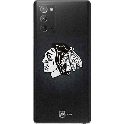 NHL Chicago Blackhawks Black Background Galaxy Note20 5G Skin