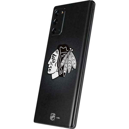 NHL Chicago Blackhawks Black Background Galaxy Note20 5G Skin