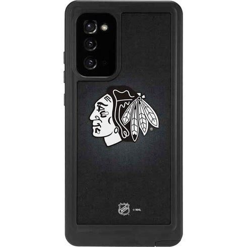 NHL Chicago Blackhawks Black Background Galaxy Note20 5G Waterproof Case