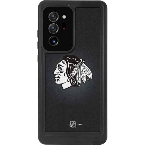 NHL Chicago Blackhawks Black Background Galaxy Note20 Ultra 5G Waterproof Case