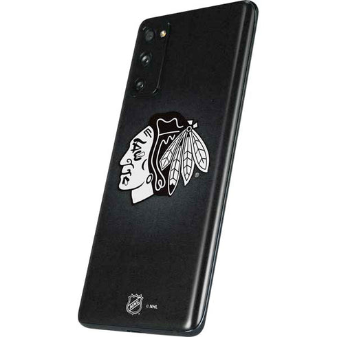 NHL Chicago Blackhawks Black Background Galaxy S20 Fan Edition Skin