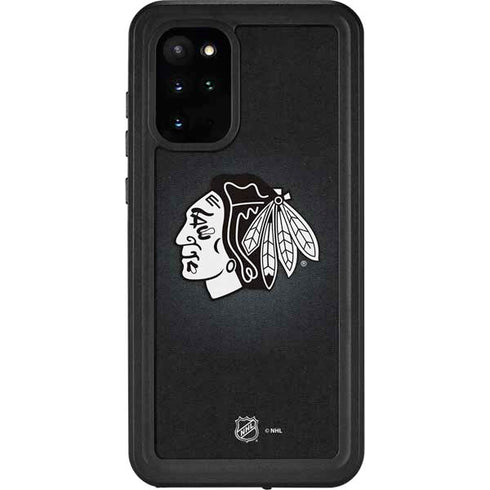 NHL Chicago Blackhawks Black Background Galaxy S20 Plus Waterproof Case