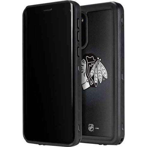 NHL Chicago Blackhawks Black Background Galaxy S20 Plus Waterproof Case