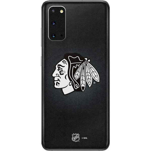 NHL Chicago Blackhawks Black Background Galaxy S20 Skin