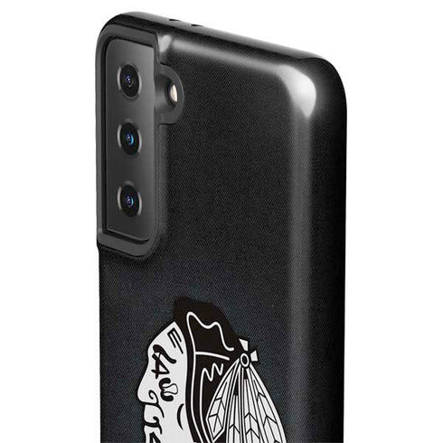 NHL Chicago Blackhawks Black Background Galaxy S21 Plus 5G Pro Case