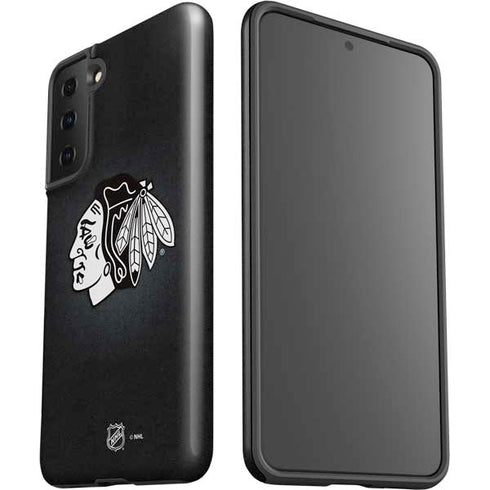 NHL Chicago Blackhawks Black Background Galaxy S21 Plus 5G Pro Case