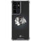 NHL Chicago Blackhawks Black Background Galaxy S21 Ultra 5G Clear Case