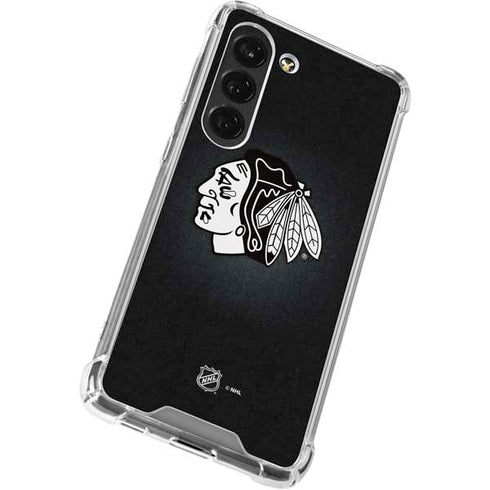 NHL Chicago Blackhawks Black Background Galaxy S23 Clear Case