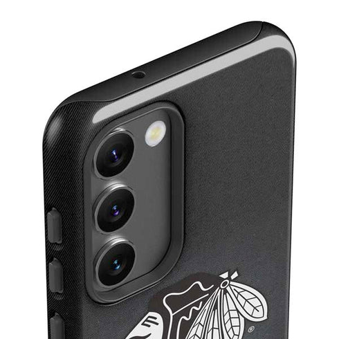 NHL Chicago Blackhawks Black Background Galaxy S23 Plus Pro Case