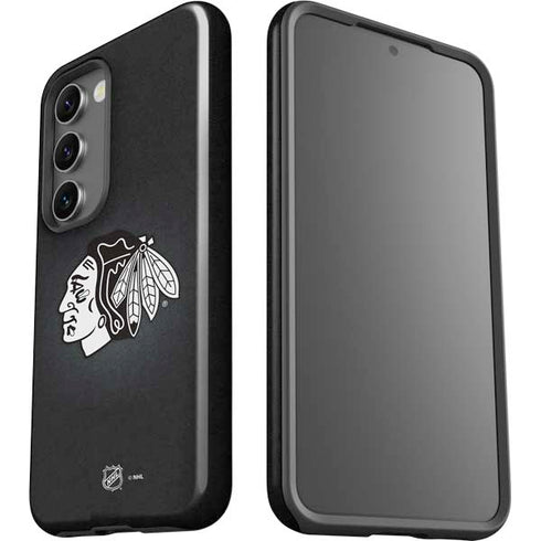 NHL Chicago Blackhawks Black Background Galaxy S23 Pro Case