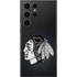 NHL Chicago Blackhawks Black Background Galaxy S23 Ultra Skin