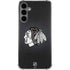 NHL Chicago Blackhawks Black Background Galaxy S24 Plus Clear Case