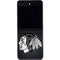 NHL Chicago Blackhawks Black Background Galaxy Z Flip5 5G Skin