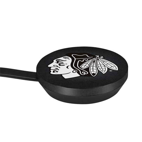 NHL Chicago Blackhawks Black Background Google Stadia Controller Skin