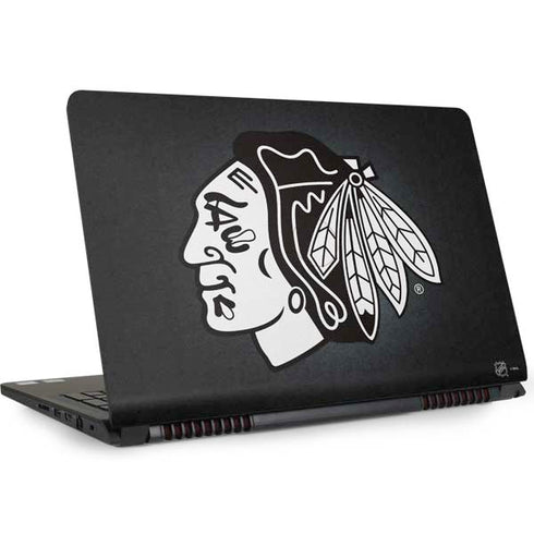 NHL Chicago Blackhawks Black Background Dell Inspiron Skin