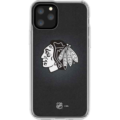 NHL Chicago Blackhawks Black Background iPhone 11 Pro Clear Case