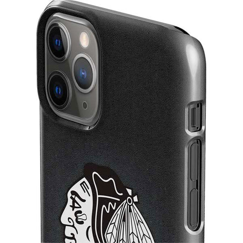 NHL Chicago Blackhawks Black Background iPhone 11 Pro Lite Case