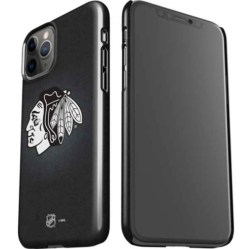 NHL Chicago Blackhawks Black Background iPhone 11 Pro Lite Case