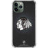 NHL Chicago Blackhawks Black Background iPhone 11 Pro Max Clear Case