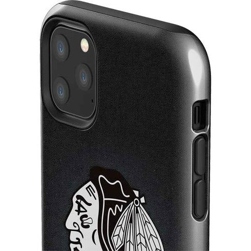 NHL Chicago Blackhawks Black Background iPhone 11 Pro Max Impact Case