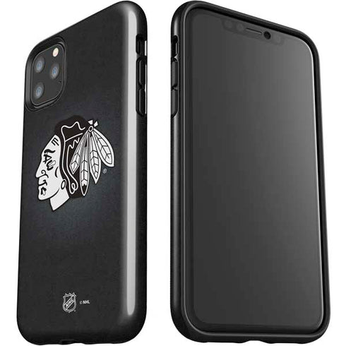 NHL Chicago Blackhawks Black Background iPhone 11 Pro Max Impact Case
