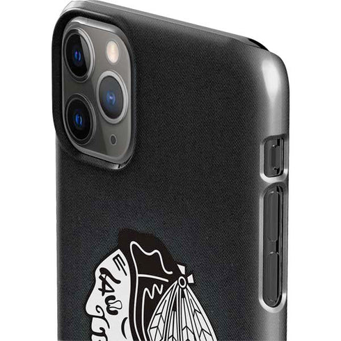 NHL Chicago Blackhawks Black Background iPhone 11 Pro Max Lite Case