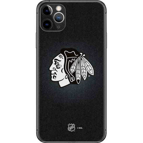 NHL Chicago Blackhawks Black Background iPhone 11 Pro Max Skin