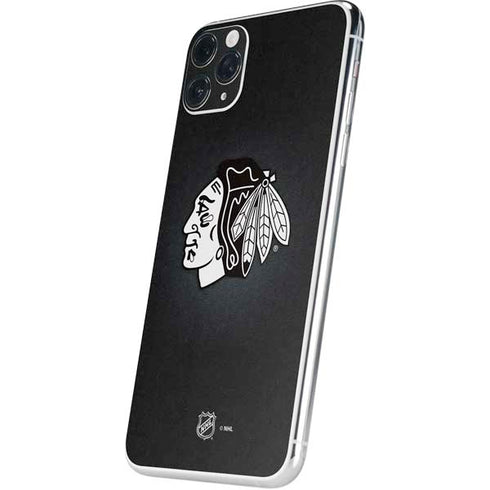 NHL Chicago Blackhawks Black Background iPhone 11 Pro Max Skin