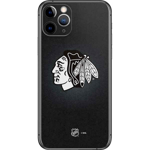 NHL Chicago Blackhawks Black Background iPhone 11 Pro Skin
