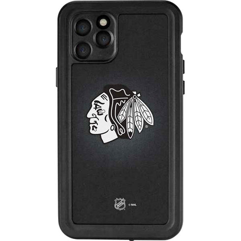 NHL Chicago Blackhawks Black Background iPhone 11 Pro Waterproof Case