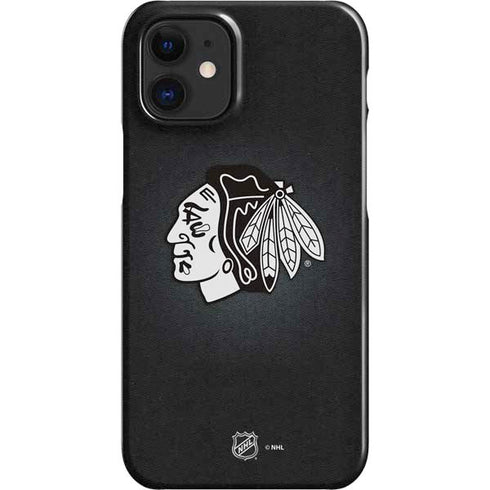 NHL Chicago Blackhawks Black Background iPhone 12 Mini Lite Case