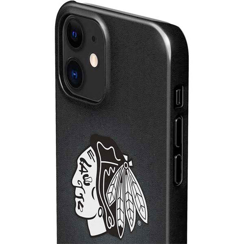 NHL Chicago Blackhawks Black Background iPhone 12 Mini Lite Case