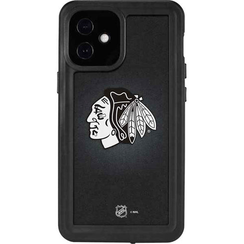 NHL Chicago Blackhawks Black Background iPhone 12 Mini Waterproof Case