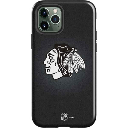 NHL Chicago Blackhawks Black Background iPhone 12 Pro Impact Case
