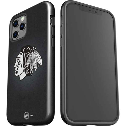 NHL Chicago Blackhawks Black Background iPhone 12 Pro Impact Case