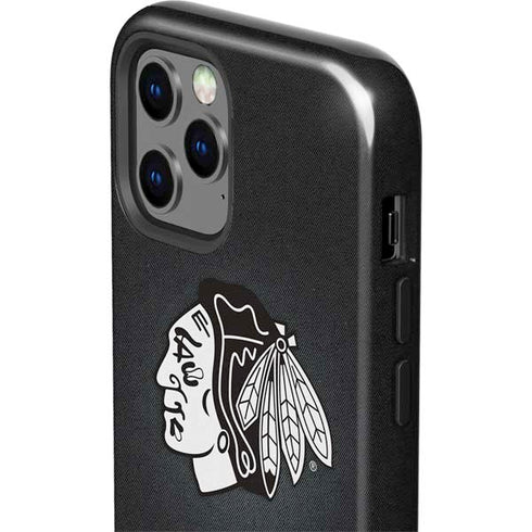 NHL Chicago Blackhawks Black Background iPhone 12 Pro Max Impact Case