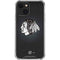 NHL Chicago Blackhawks Black Background iPhone 13 Mini Clear Case