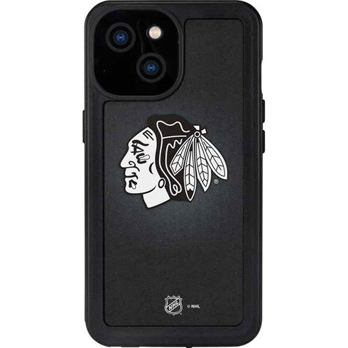 NHL Chicago Blackhawks Black Background iPhone 13 Mini Waterproof Case