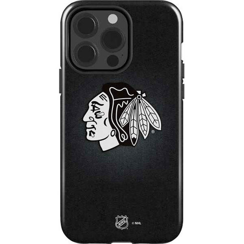 NHL Chicago Blackhawks Black Background iPhone 13 Pro Impact Case