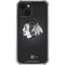NHL Chicago Blackhawks Black Background iPhone 14 Clear Case