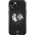 NHL Chicago Blackhawks Black Background iPhone 15 Plus Impact Case