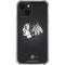NHL Chicago Blackhawks Black Background iPhone 14 Plus Clear Case
