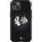 NHL Chicago Blackhawks Black Background iPhone 14 Impact Case