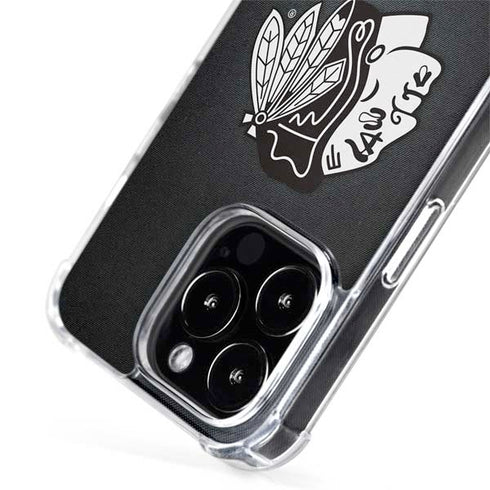 NHL Chicago Blackhawks Black Background iPhone 15 Pro MagSafe Case