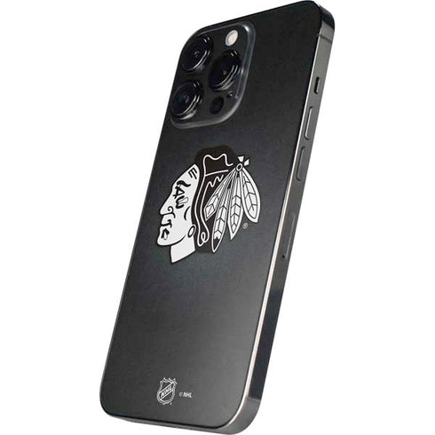 NHL Chicago Blackhawks Black Background iPhone 14 Pro Max Skin